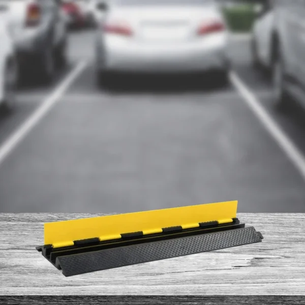 3x najazd parkingowy oslona kabli na kable prog pomost kanal 100cm zolty