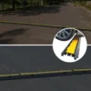 3x najazd parkingowy oslona kabli na kable prog pomost kanal 100cm zolty