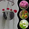 Doniczka wiszaca na kwiaty kwietnik elegancka na balkon taras antracyt 26cm