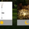 Lampa solarna ogrodowa wbijana dmuchawiec drzewko solarne do ogrodu led