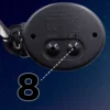 Lampa solarna ogrodowa wbijana dmuchawiec drzewko solarne do ogrodu led