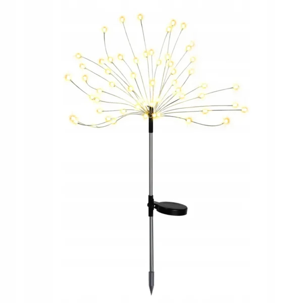 Lampa solarna ogrodowa wbijana dmuchawiec drzewko solarne do ogrodu led