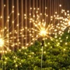 Lampa solarna ogrodowa wbijana dmuchawiec drzewko solarne do ogrodu led
