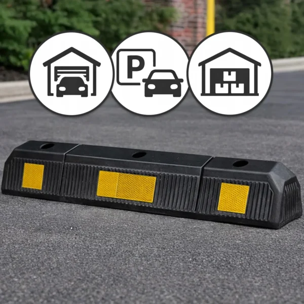 Ogranicznik parkingowy separator odbojnica najazd samochodowy mocny 58cm