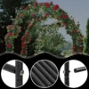 Pergola ogrodowa tarasowa metalowa podpora do pnaczy winogron roz luk 240cm