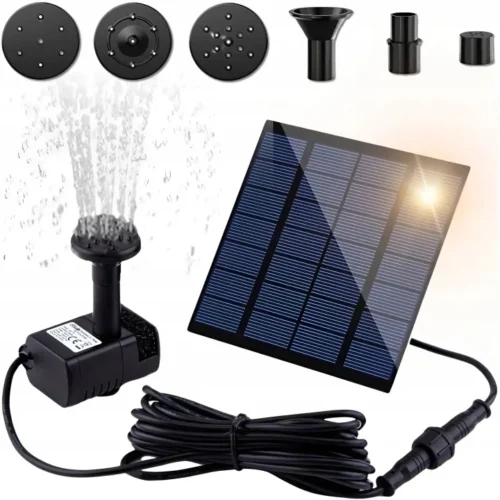 Plywajaca fontanna do oczka wodnego solarna pompa ogrodowa do wody stawu