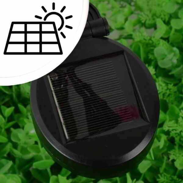 2x LAMPA SOLARNA OGRODOWA MEDUZA WBIJANA Z CZUJNIKIEM LAMPKA SWIATLOWODOWA Dlugosc wbijanego grota 5 5 cm