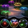 2x LAMPA SOLARNA OGRODOWA MEDUZA WBIJANA Z CZUJNIKIEM LAMPKA SWIATLOWODOWA Waga produktu z opakowaniem jednostkowym 0 01 kg