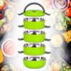 LUNCH BOX OBIADOWY TERMOS 4 POZIOMOWY POJEMNIK NA ZYWNOSC XL TERMICZNY Waga 0 25 kg