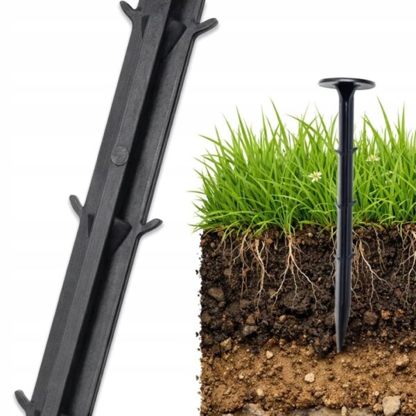 SZPILKI DO AGROWLOKNINY KOLKI KOTWY 15CM DO AGROTKANINY SIATKI 50 SZTUK EAN GTIN